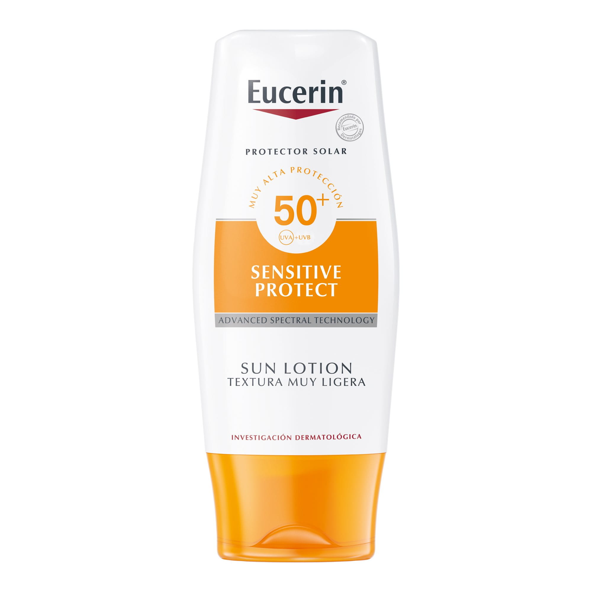 Protector Solar Textura Muy Ligera Para Piel Sensible Fps 50 Eucerin